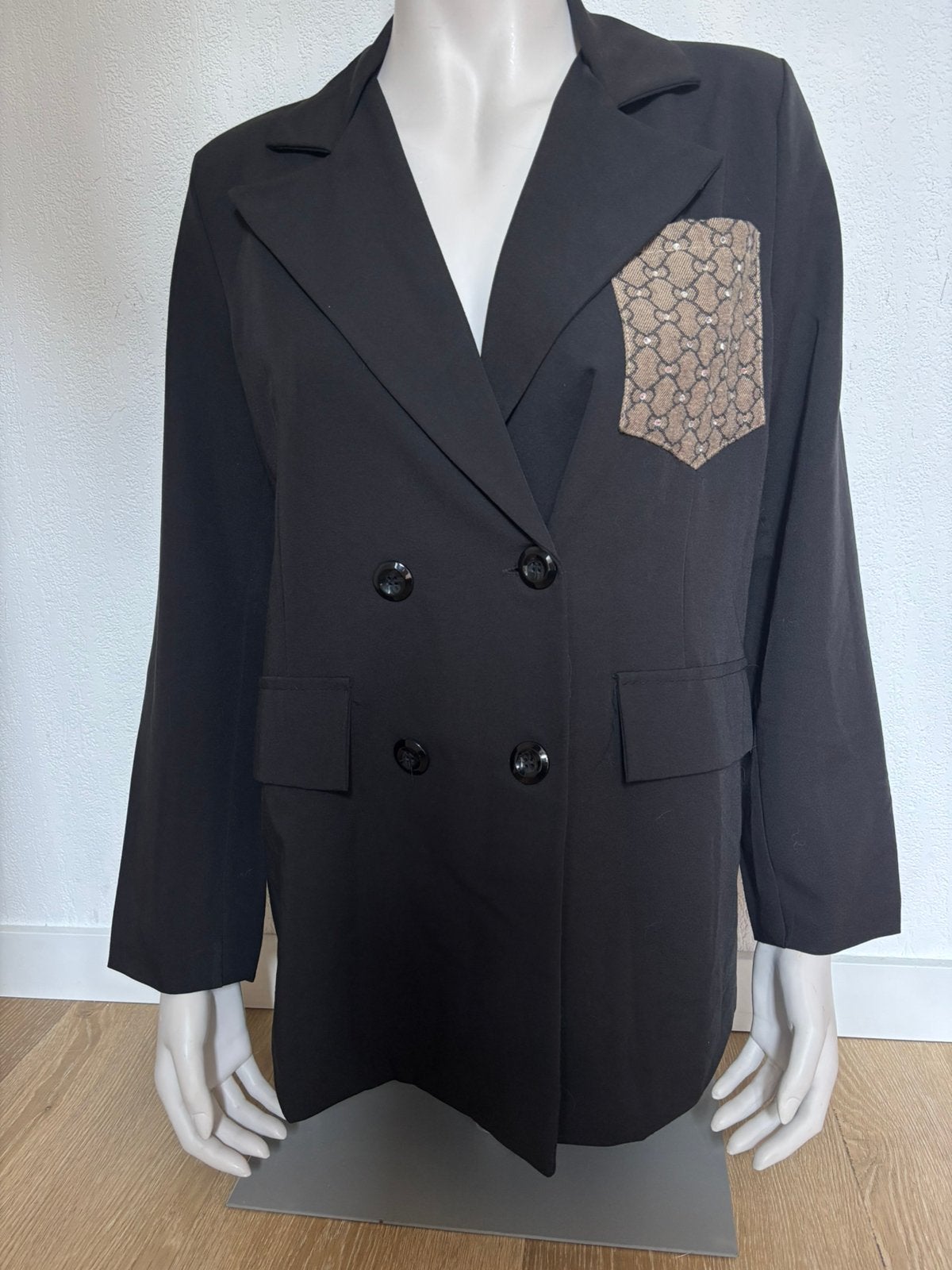 Handmade blazer, Zwart, Nieuw, Ophalen of Verzenden, Jasje
