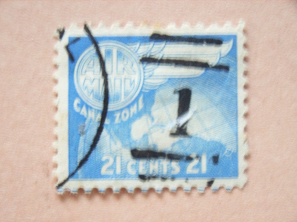 BK   VS Canal zone 136, Postzegels en Munten, Ophalen of Verzenden, Gestempeld, Midden-Amerika
