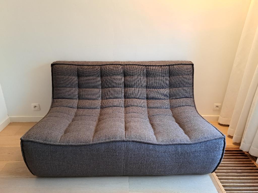 Bank Ethnicraft, Ophalen, Tweepersoons, 75 tot 100 cm, Zo goed als nieuw