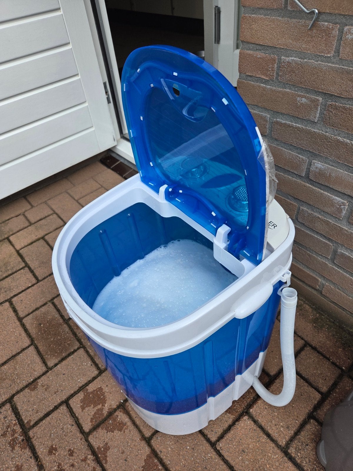 Mini wasmachine voor camping of kleine wasjes thuis, Witgoed en Apparatuur, Wasmachines, Ophalen of Verzenden, Zo goed als nieuw