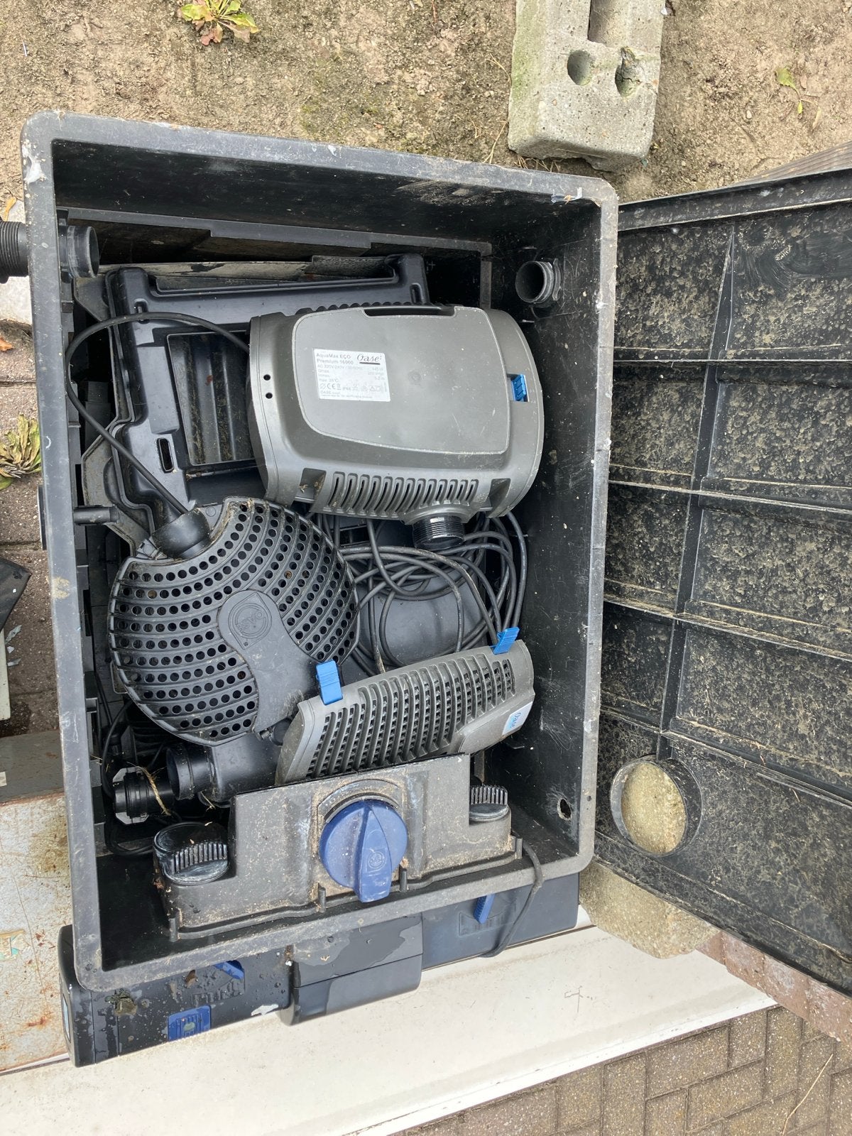 Oase Bitron 55C vijverfilter met pomp en UV-C unit, Tuin en Terras, Ophalen, Gebruikt