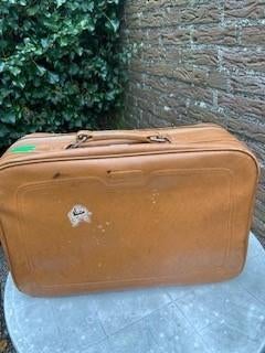 SAMSONITE koffer, lichtbruin, vintage (ca. jaren ´60), Ophalen, Gebruikt, 50 tot 60 cm, Hard kunststof