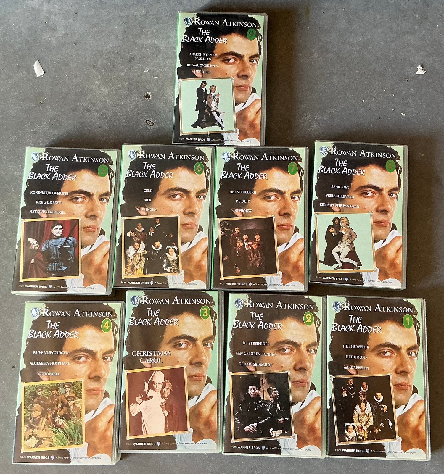 Aantal video VHS banden ROWAN ATKINSON, Ophalen of Verzenden, Gebruikt