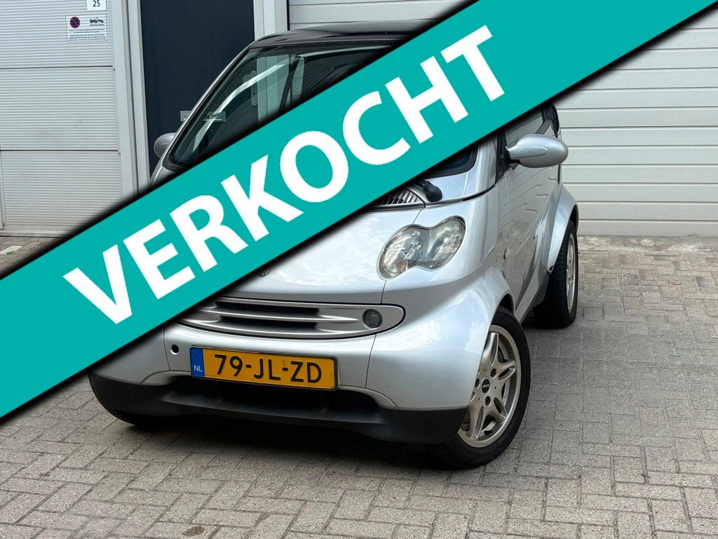 Smart City-coupé Smart & passion, Auto's, Automaat, Zwart, 18 €/maand, Origineel Nederlands