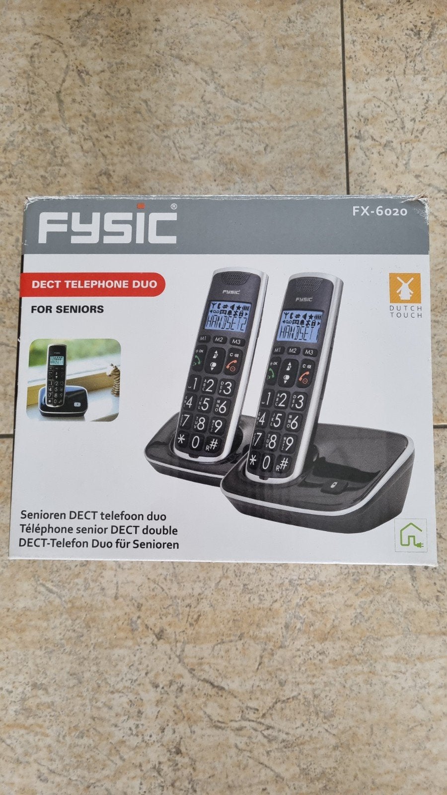 Fysic FX-6020 Senioren DECT Telefoon Duo, Ophalen of Verzenden, Zo goed als nieuw