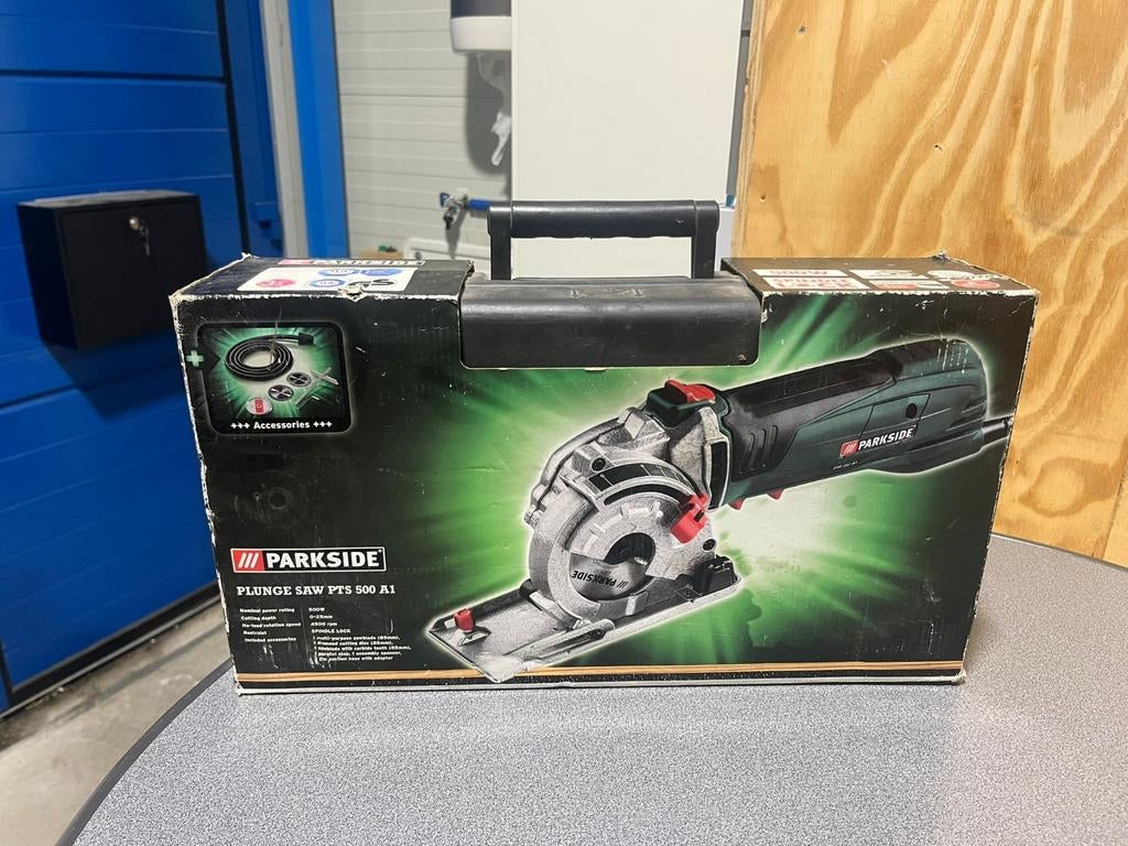 Parkside invalzaag PTS 500 A1 nieuw te koop, Doe-het-zelf en Verbouw, Gereedschap | Zaagmachines, Invalzaag, Nieuw, Ophalen of Verzenden