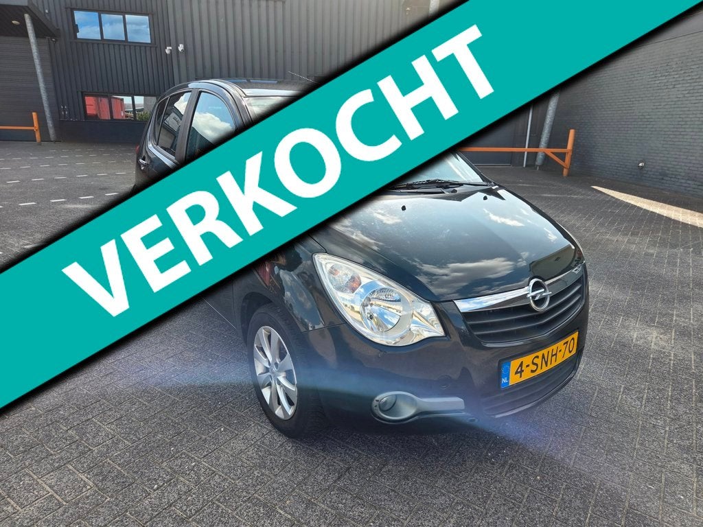 Opel Agila 1.0 Edition Airco Nap LM Velgen start/stop, Auto's, Voorwielaandrijving, Euro 5, Gebruikt, 31 €/maand