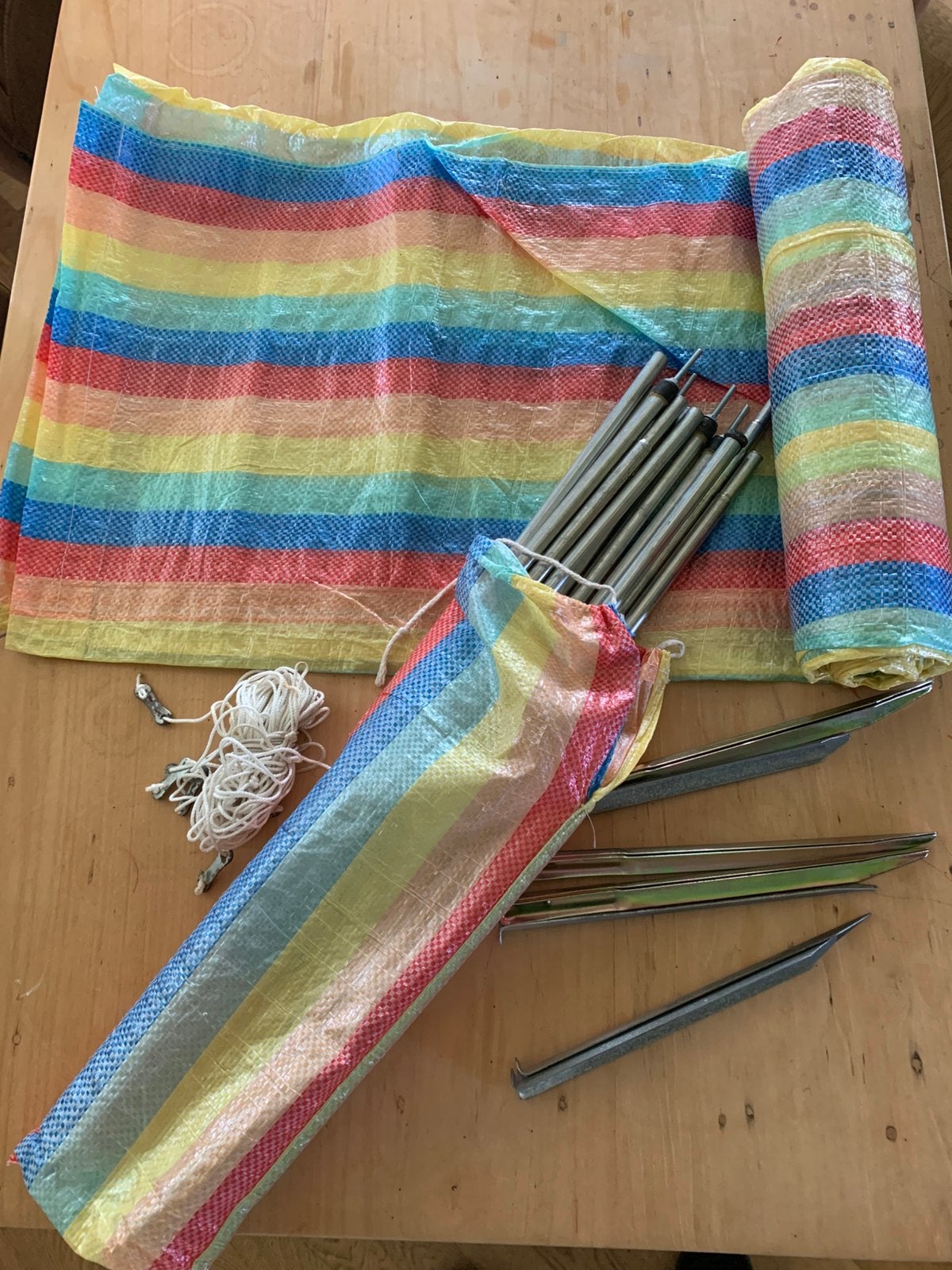 Vintage windscherm, Ophalen of Verzenden, Zo goed als nieuw