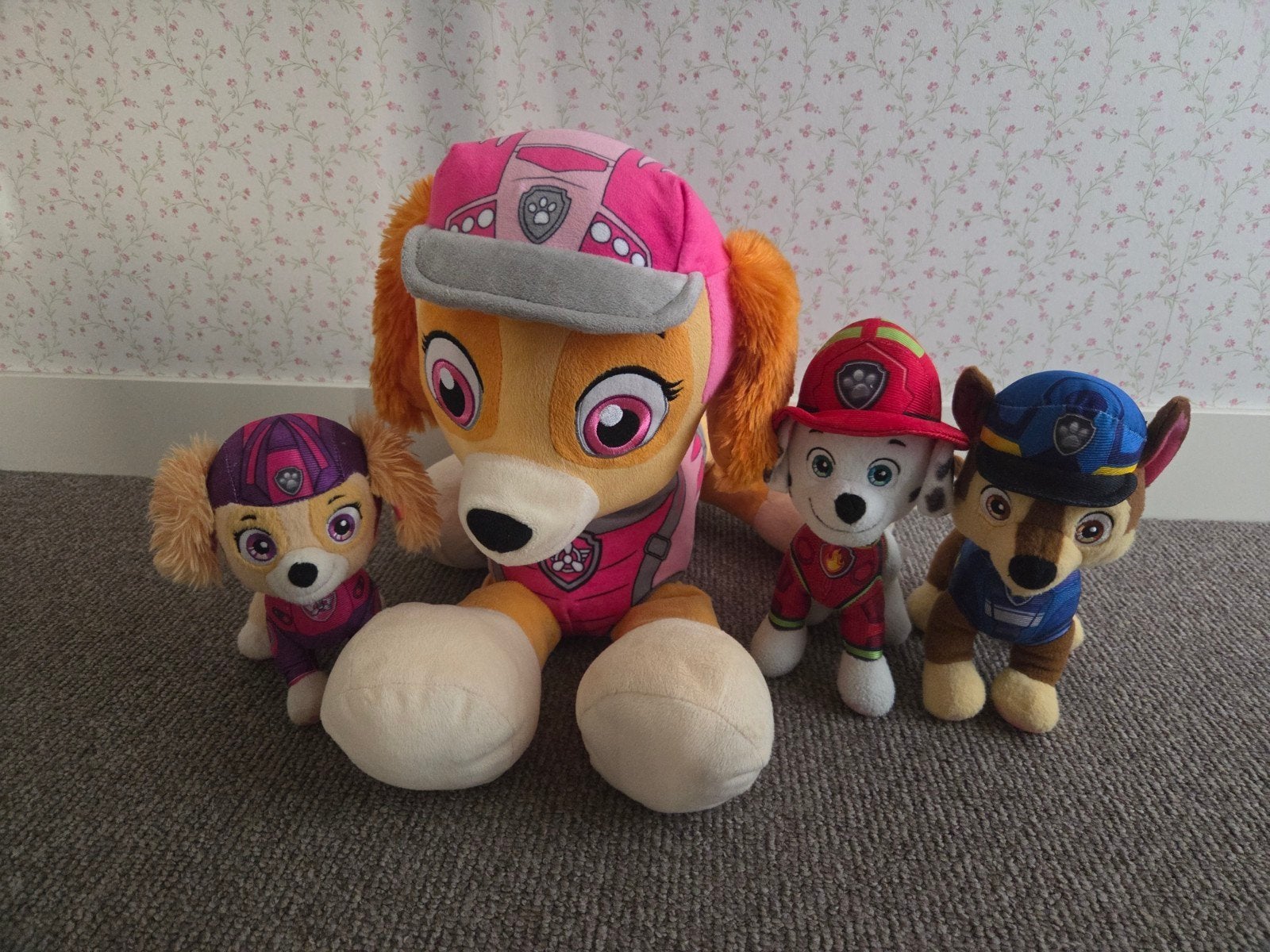 Paw Patrol knuffels - Skye, Chase en Marshall, Kinderen en Baby's, Speelgoed | Knuffels en Pluche, Ophalen of Verzenden