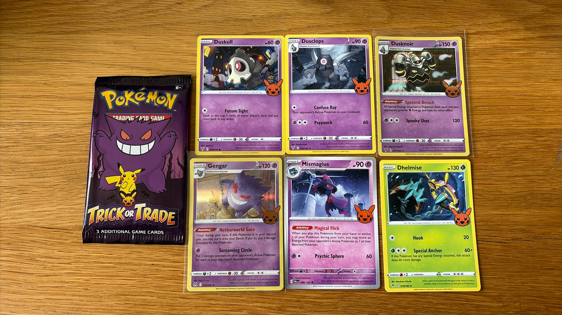 Pokemon halloween Trick or Trade kaarten verzameling, Ophalen of Verzenden, Zo goed als nieuw, Meerdere kaarten, Foil
