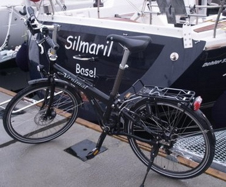 Black Folding Bikes Airnimal, Joey, 20 inch of meer, Gebruikt, Heren, Versnellingen