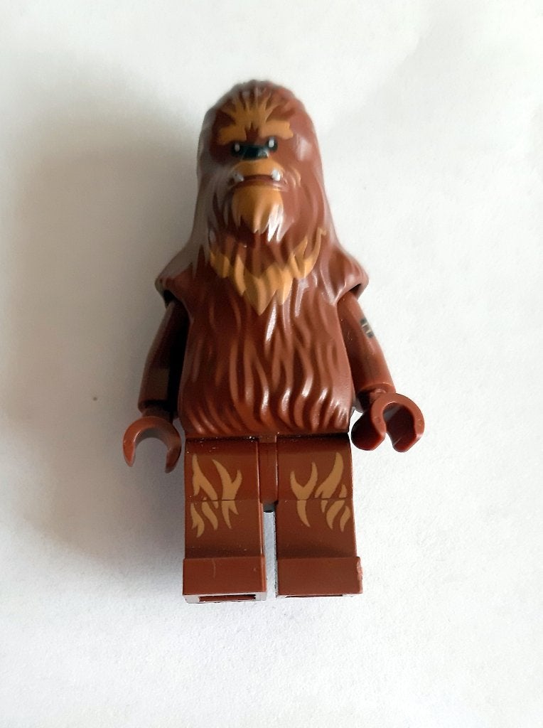 sw0627, Wookiee Reddish Brown, Dark Tan Fur, Band on L. Arm, Star Wars, Lego, Ophalen of Verzenden, Zo goed als nieuw
