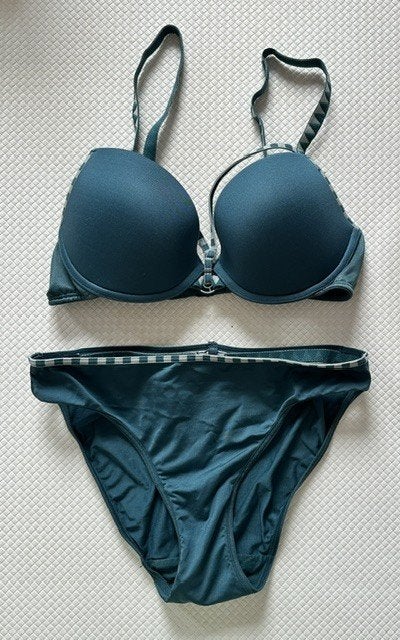 Setje 2 delig van Marlies Dekkers 70C / small zgan (R223), Marlies Dekkers, Ophalen of Verzenden, Groen, Setje