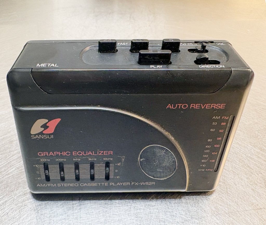 Sansui AM/FM stereo radio walkman / cassettespeler, Ophalen of Verzenden, Walkman