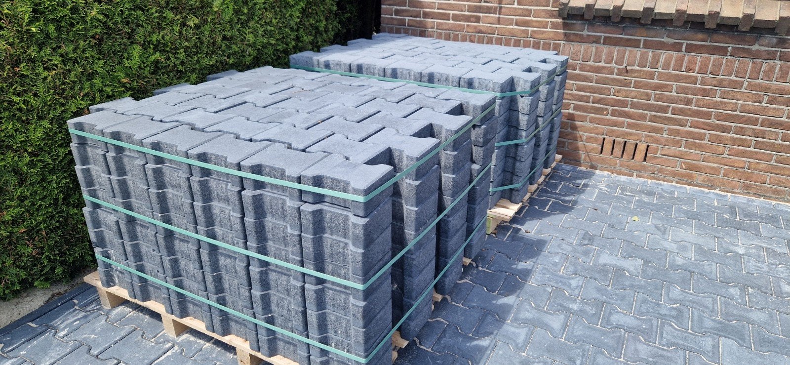 Betonnen H - klinkers - Grijs - Nieuw, Tuin en Terras, Tegels en Klinkers, Ophalen of Verzenden, Nieuw, Beton, Klinkers