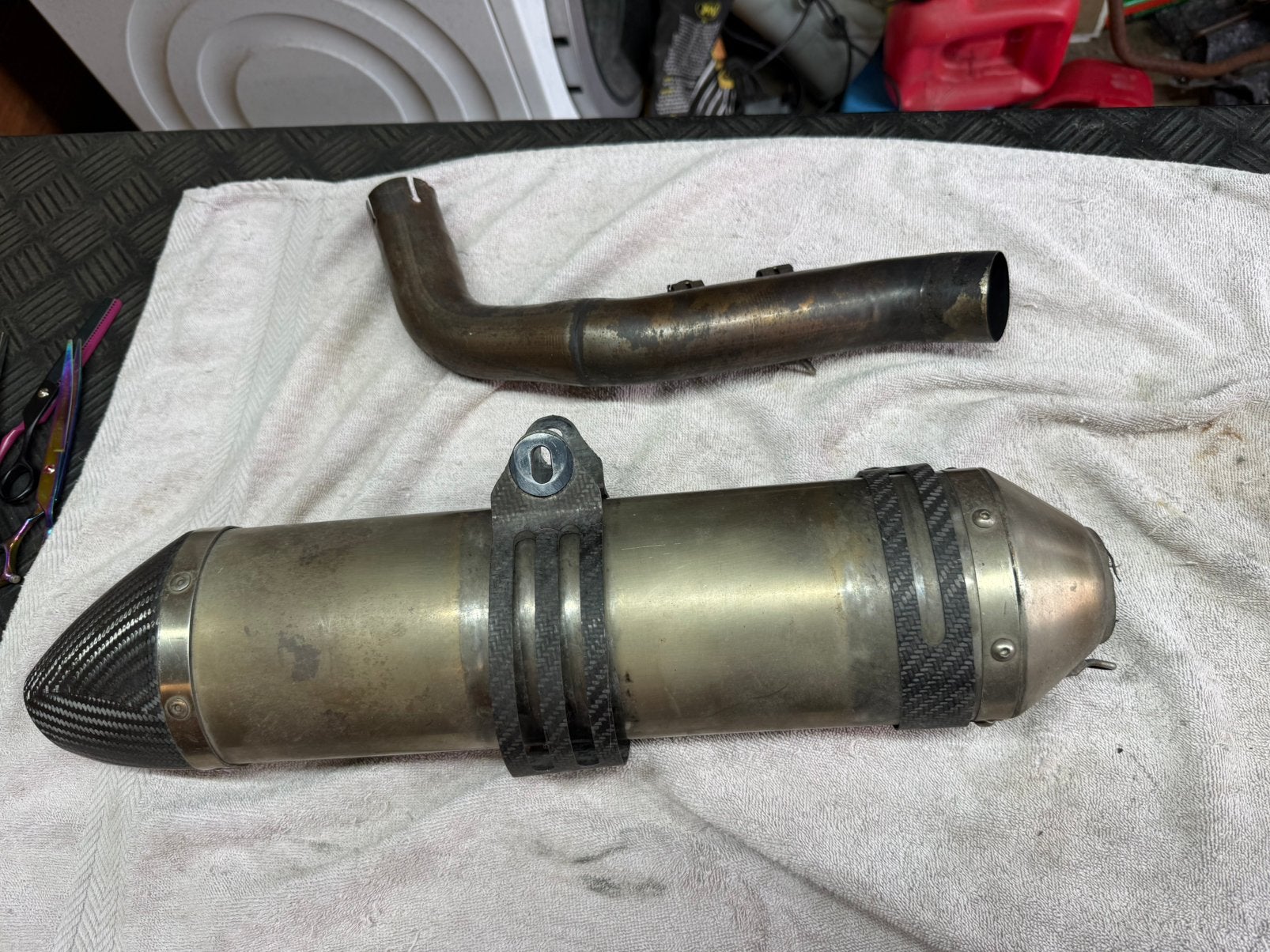 Tekoop leovince uitlaat voor op een Yamaha raptor 700., Ophalen of Verzenden