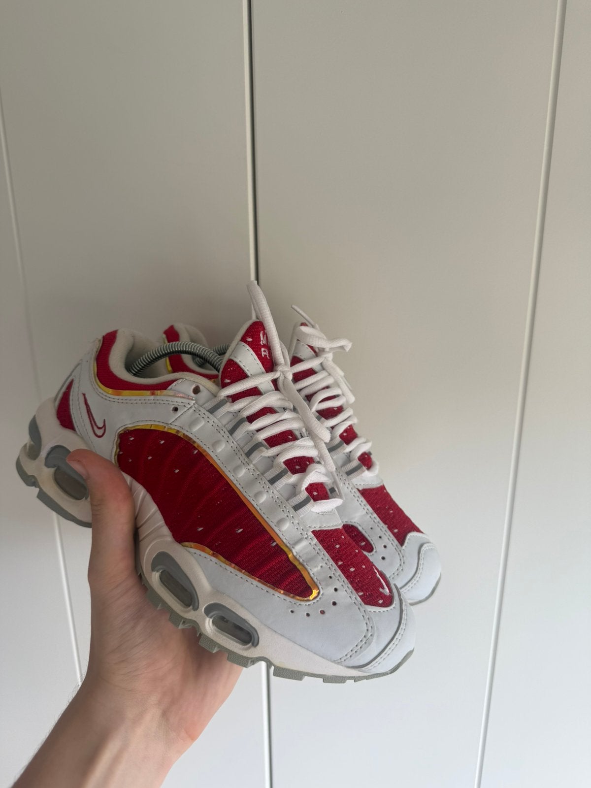 Nike x Supreme Air Max Tailwind IV – Maat 38, Ophalen of Verzenden, Rood, Sneakers of Gympen, Zo goed als nieuw