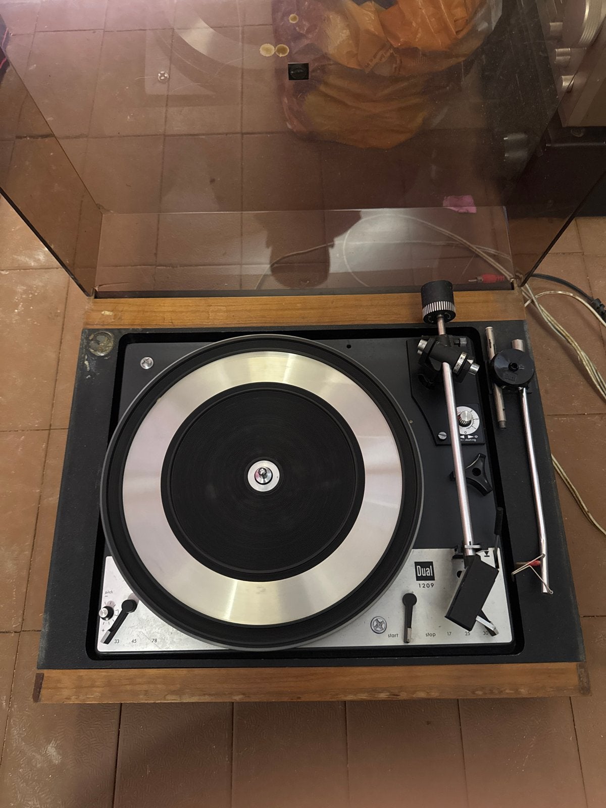 Dual 1209 Platenspeler - Vintage Hifi, Audio, Tv en Foto, Platenspelers, Gebruikt, Automatisch, Ophalen of Verzenden, Platenspeler