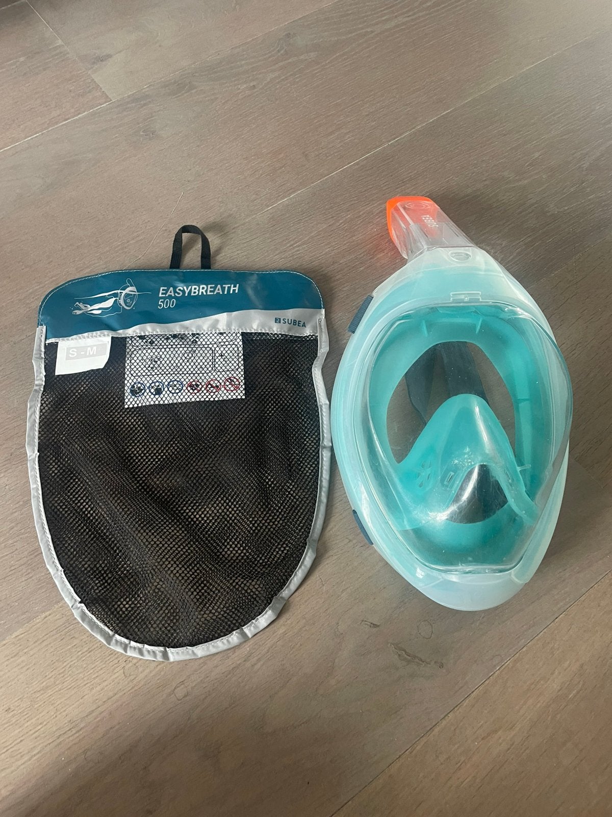 Snorkelmasker Duikbril Subea Easybreath 500, Ophalen of Verzenden, Gebruikt, Duikbril of Snorkel