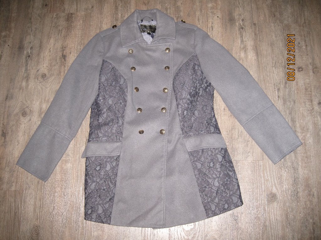 BPC Selection grijsgroene jas maat 46, Kleding | Dames, Maat 46/48 (XL) of groter, Ophalen of Verzenden, Bpc selection, Grijs