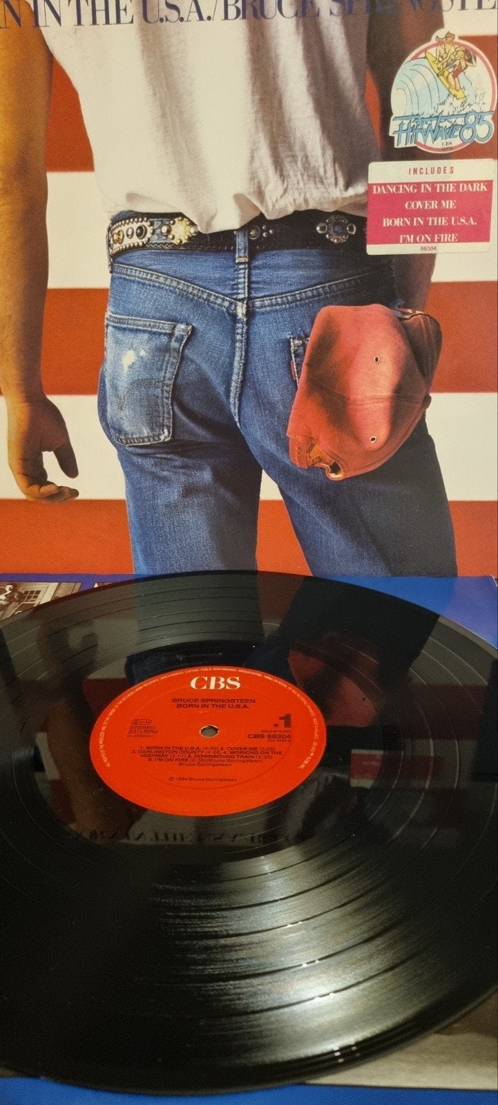 Bruce Springsteen - Born in the U.S.A. LP (1984), Cd's en Dvd's, LP, Gebruikt, Originele persing, Ophalen of Verzenden