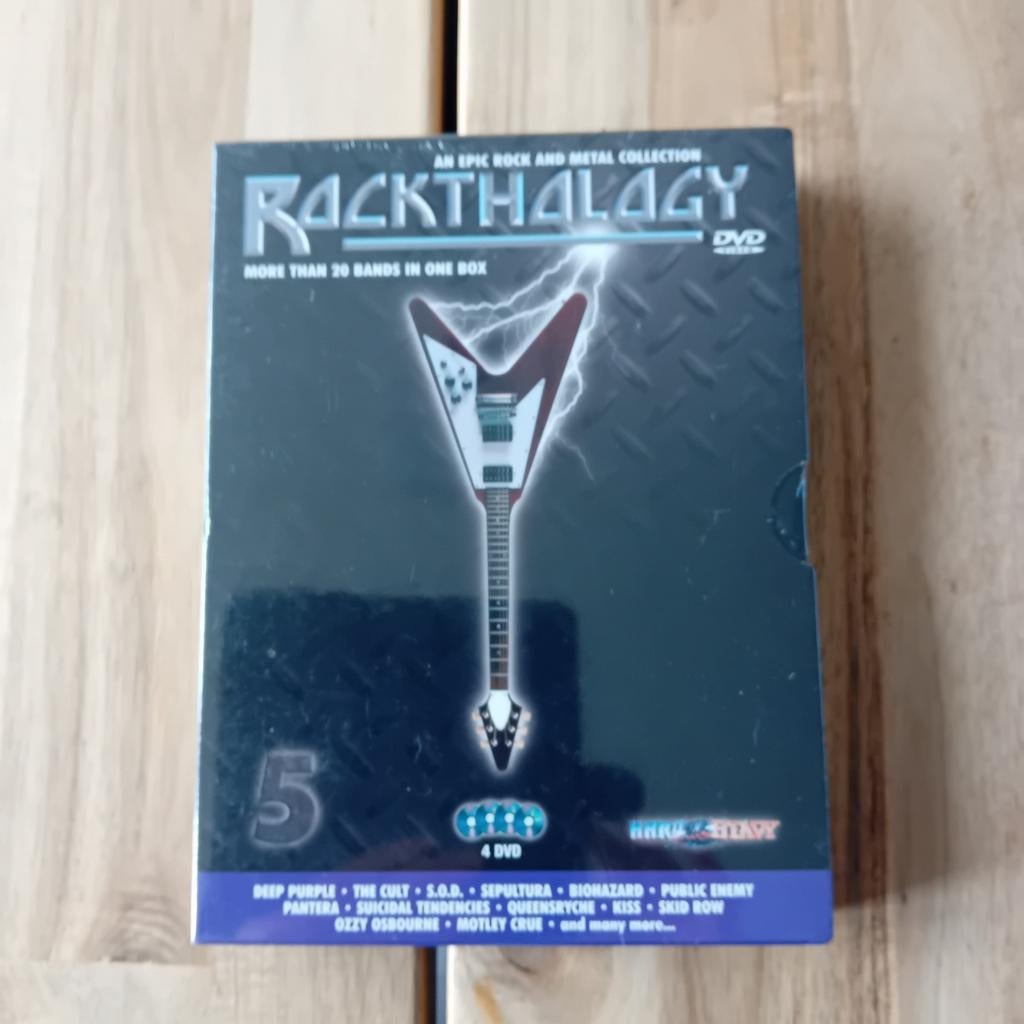 Rockthalogy 5 - An Epic Rock and Metal Collection (4 DVD), Boxset, Muziek en Concerten, Ophalen of Verzenden, Nieuw in verpakking