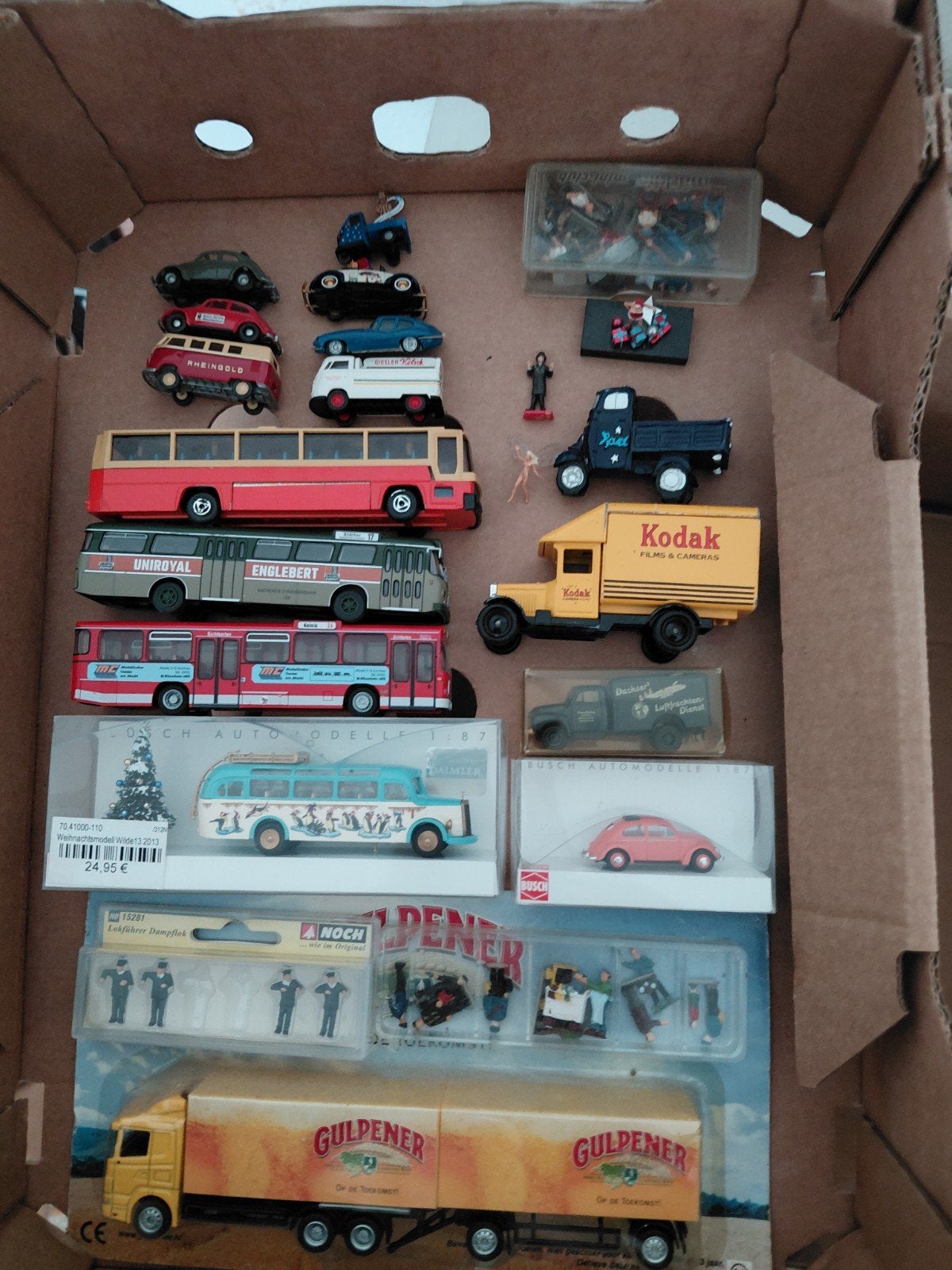 Vintage modelauto's en bussen - diverse schalen, Overige merken, Gebruikt, Auto, 1:32 tot 1:50