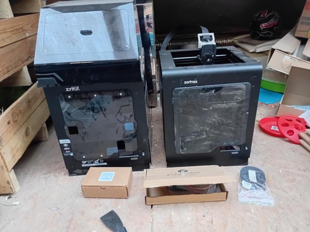 Zortrax m200 3d printers 2 stuks, Computers en Software, 3D Printers, Ophalen, Zortrax, Gebruikt, Filament