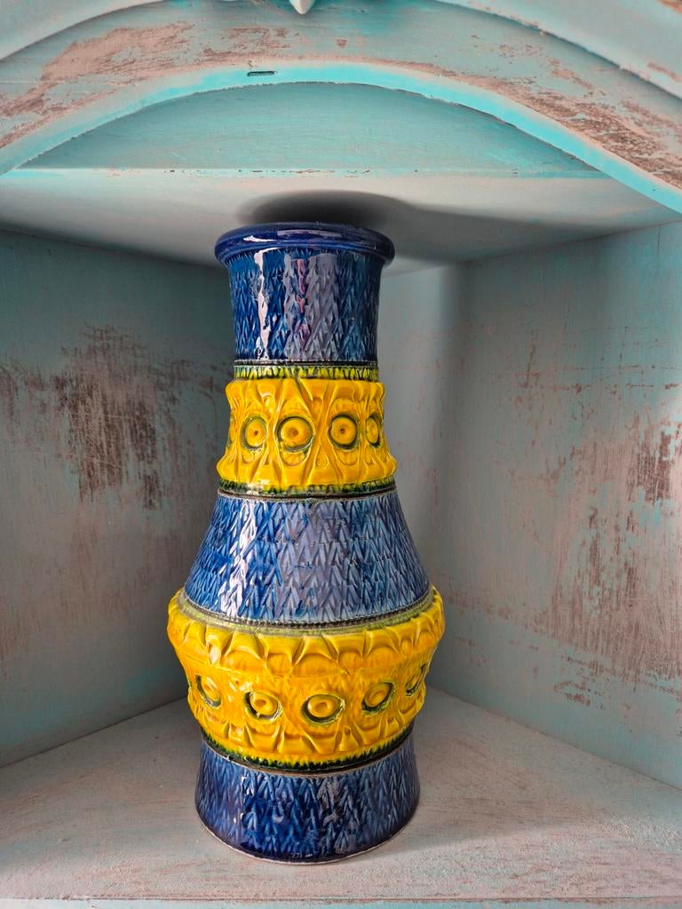 Bitossi Keramiek Vaas - Rimini Blu Stijl, Antiek en Kunst, Ophalen