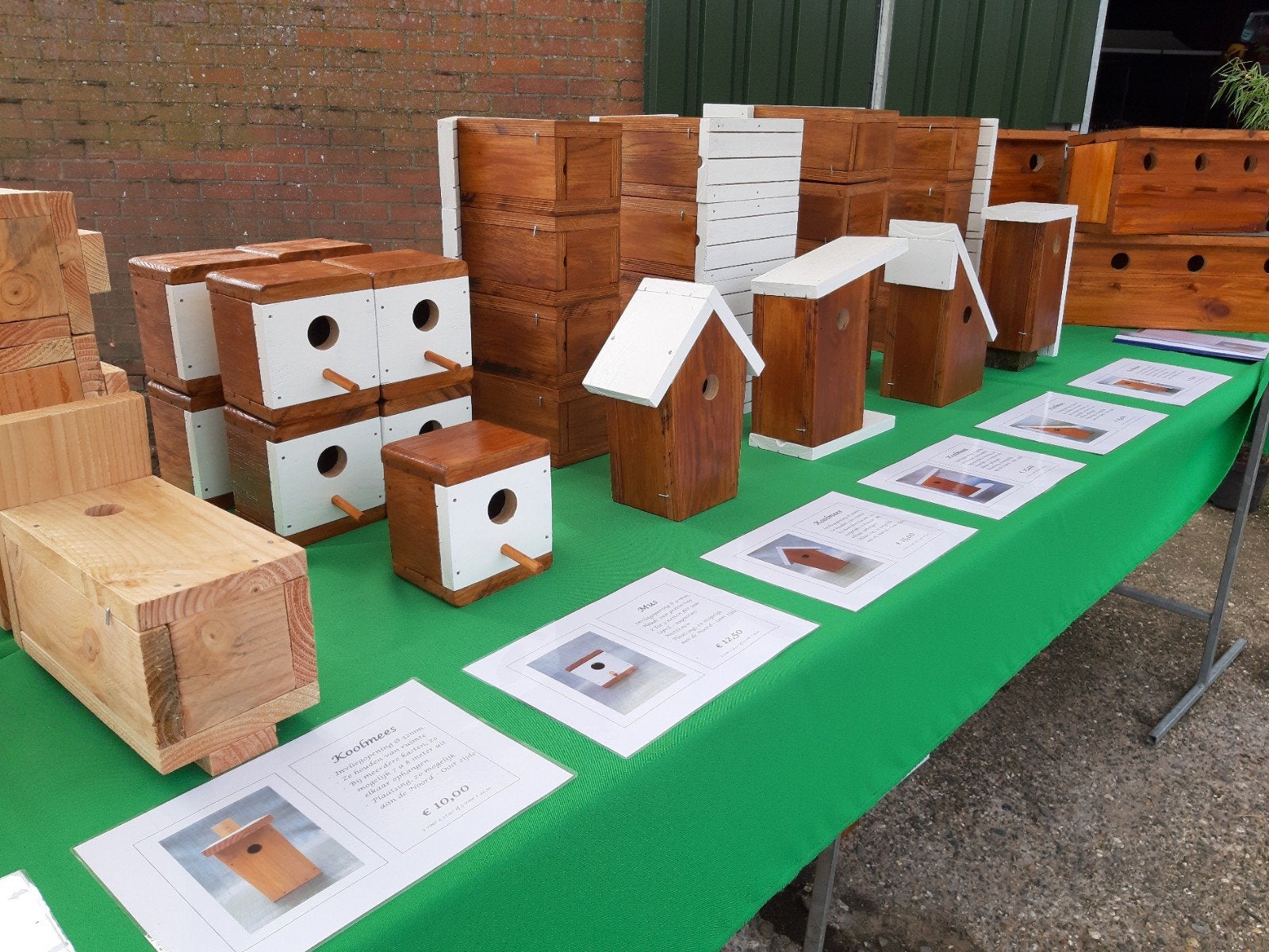 Grote variatie vogelhuisjes te koop!, Ophalen of Verzenden, Nieuw, Hout, Vogelkooi