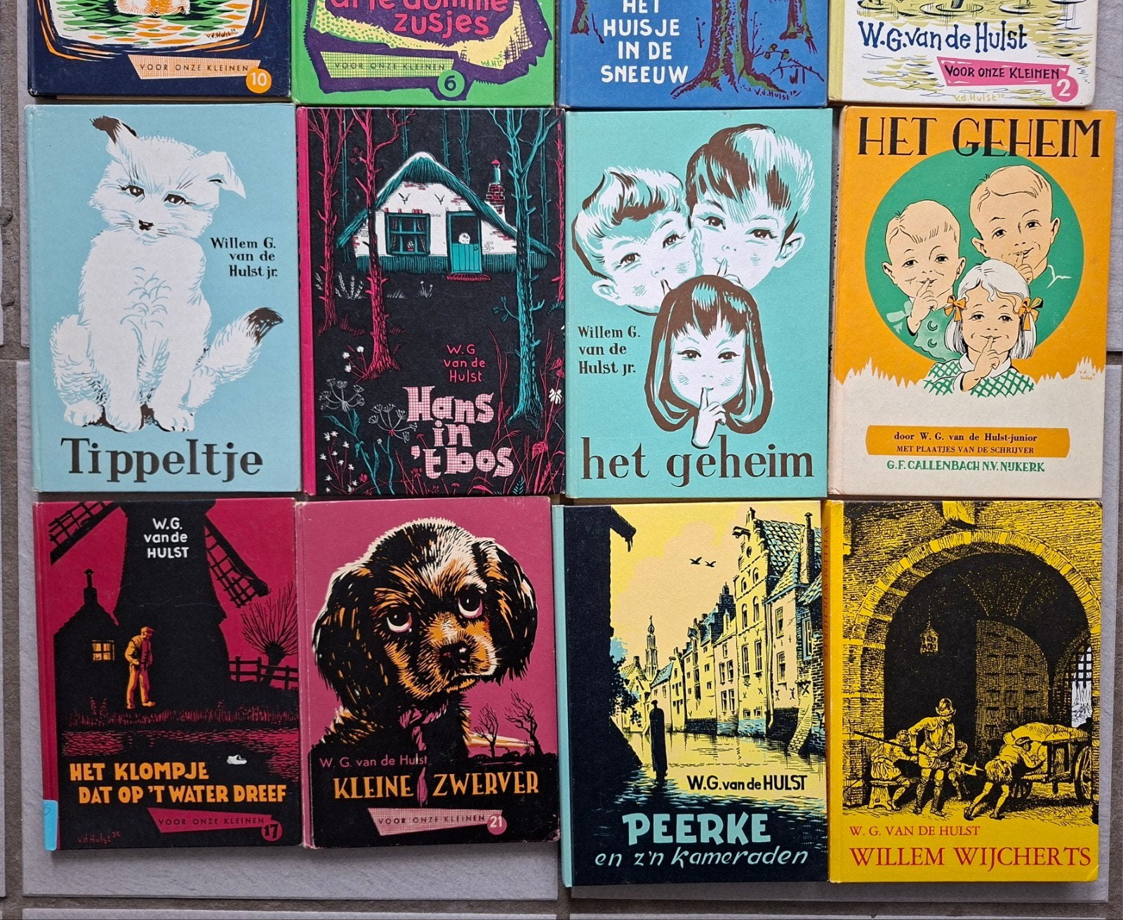 W.G. van de Hulst boeken - Vintage kinderboeken collectie, Ophalen of Verzenden, Gelezen, W.G. van de Hulst, Fictie algemeen