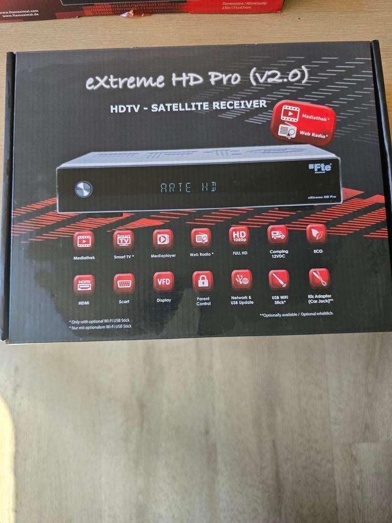 FTE eXtreme HD Pro (v2.0) HDTV Satellietontvanger Nieuw, Ophalen of Verzenden, Nieuw, Decoder