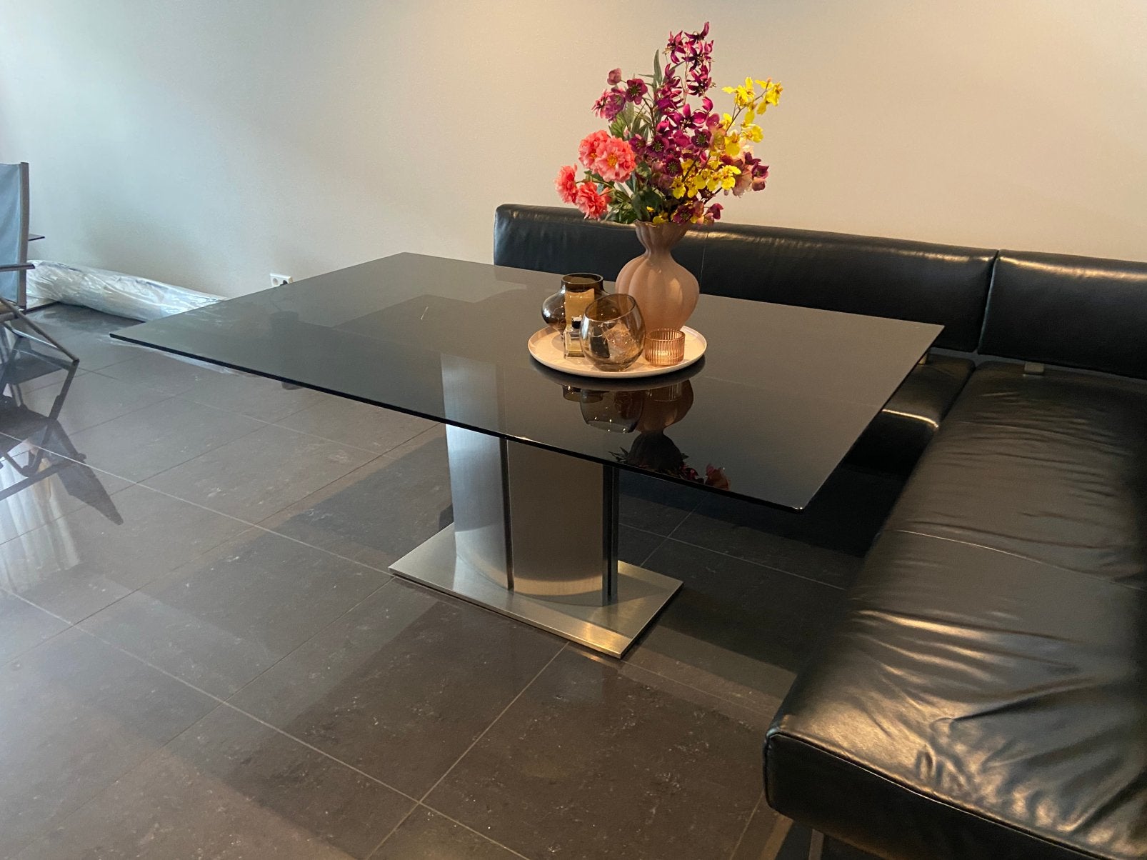 Eettafel 110x180, Ophalen, Gebruikt, Rechthoekig, 50 tot 100 cm