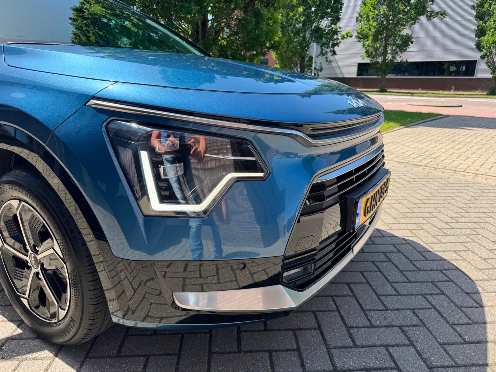 Kia NIRO 1.6 GDi PHEV DynamicPlusLine, LED, Keyless, Elek. S, Automatische klimaatregeling, Gebruikt, Euro 6, Blauw