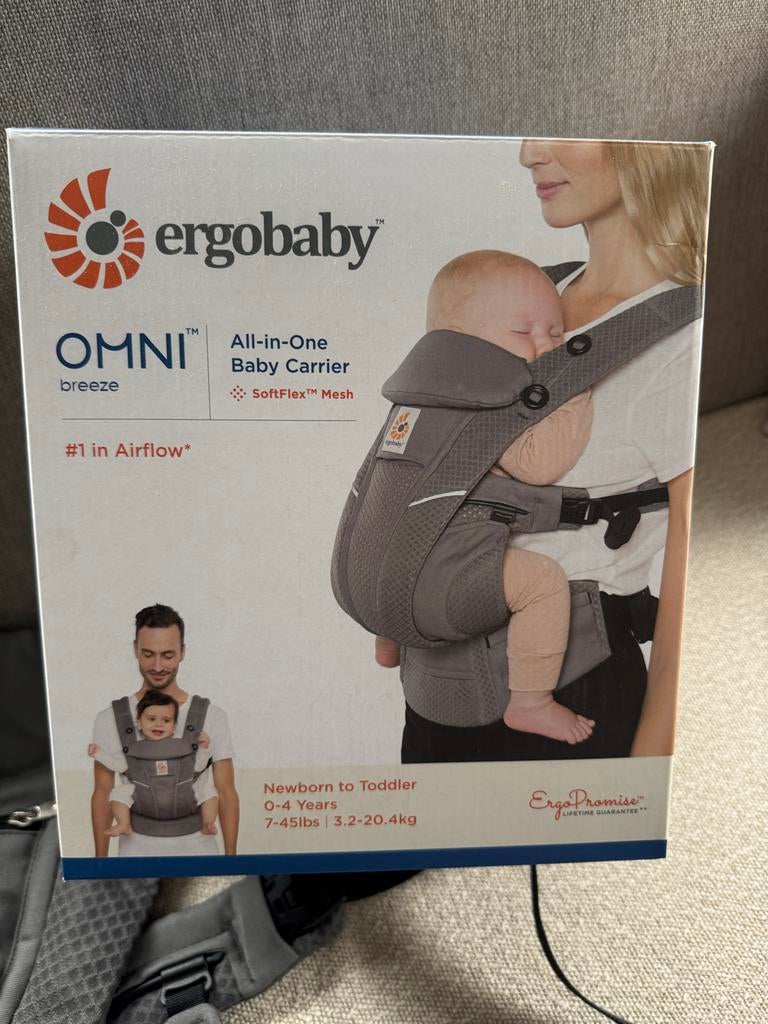 Ergobaby Omni Breeze Draagzak - helemaal nieuw, Kinderen en Baby's, Babydragers en Draagdoeken, Overige merken, Nieuw, Ophalen of Verzenden