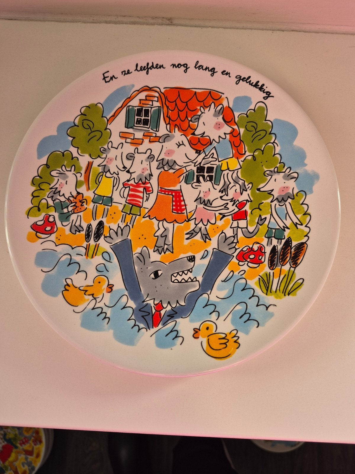 Blond Efteling Ontbijtbordje, Ophalen of Verzenden, Aardewerk, Overige typen