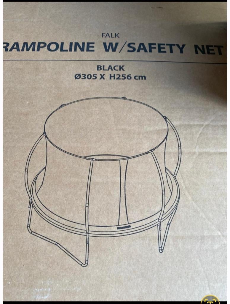 Palen voor veiligheid net trampoline, Ophalen of Verzenden, Gebruikt