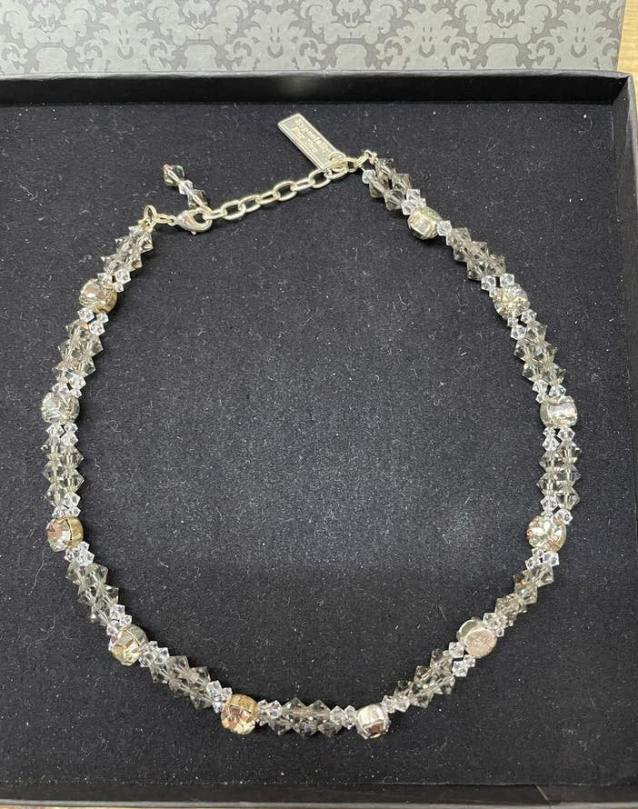 Abrazi ketting - Zo goed als nieuw (wd-30), Sieraden, Tassen en Uiterlijk, Kettingen, Met kristal, Overige materialen, Ophalen of Verzenden