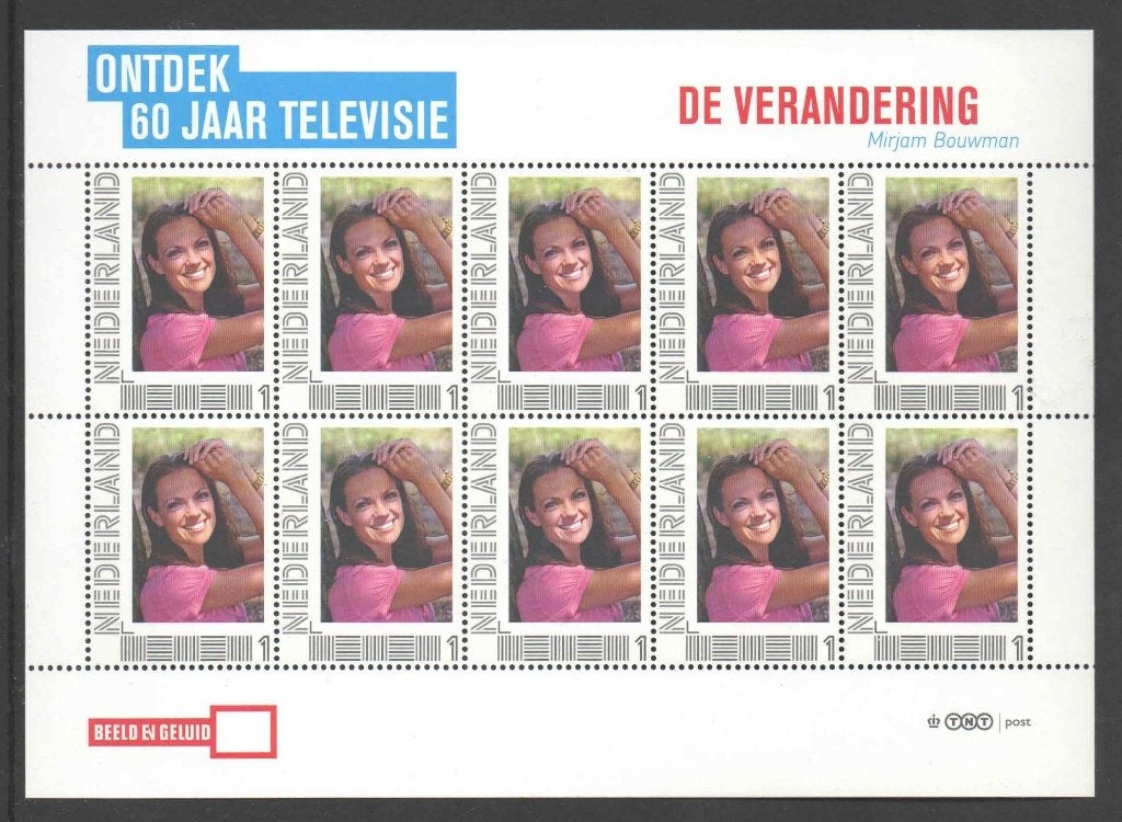 Postzegels Ontdek 60 jaar Televisie: De verandering, Postzegels en Munten, Postzegels | Nederland, Ophalen of Verzenden, Na 1940