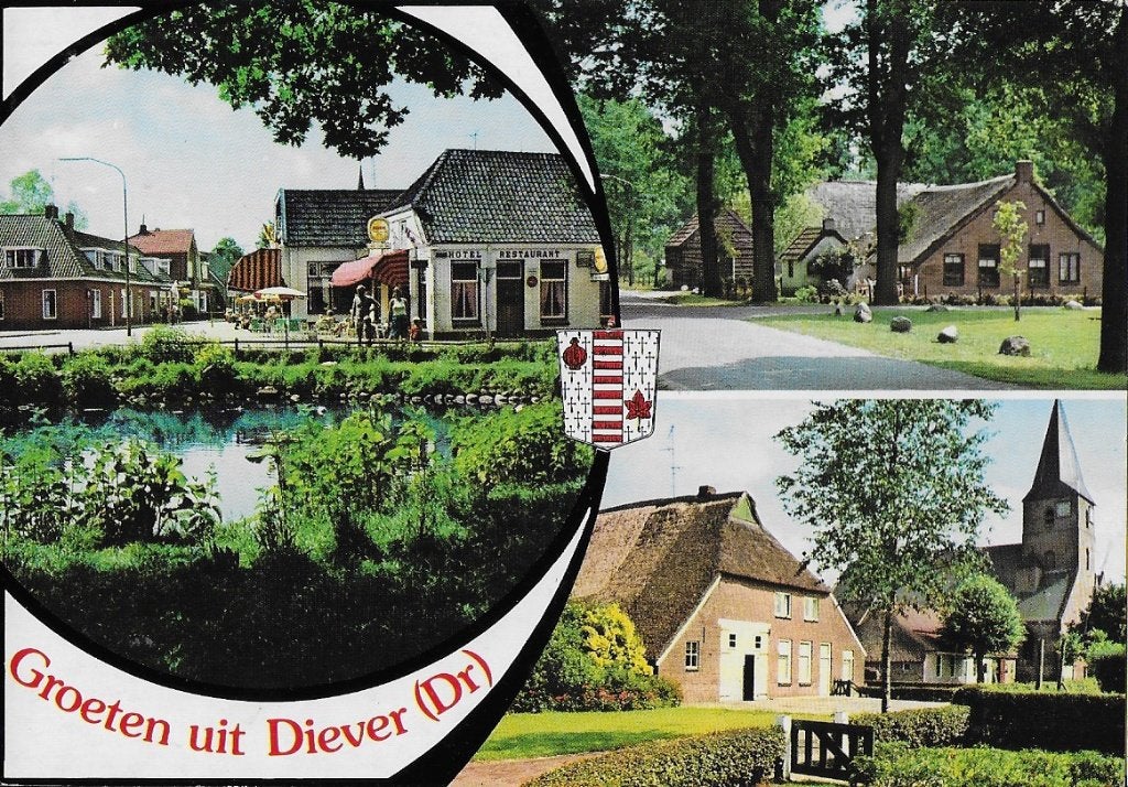 Diever Gelopen Ansichtkaart ( A657), Ophalen of Verzenden, 1960 tot 1980, Gelopen