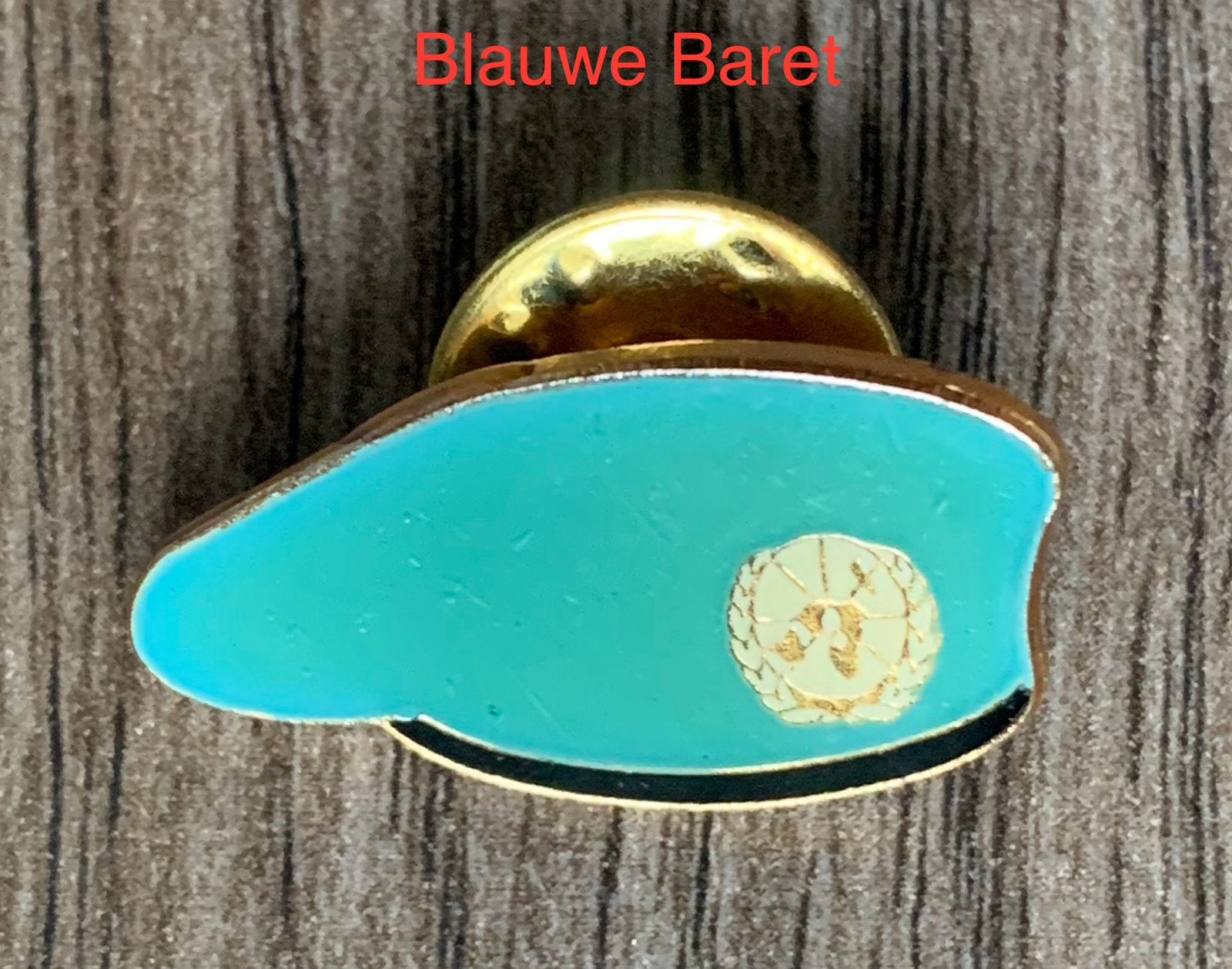 Blauwe Baret Pin, Verzamelen, Militaria | Algemeen, Ophalen of Verzenden