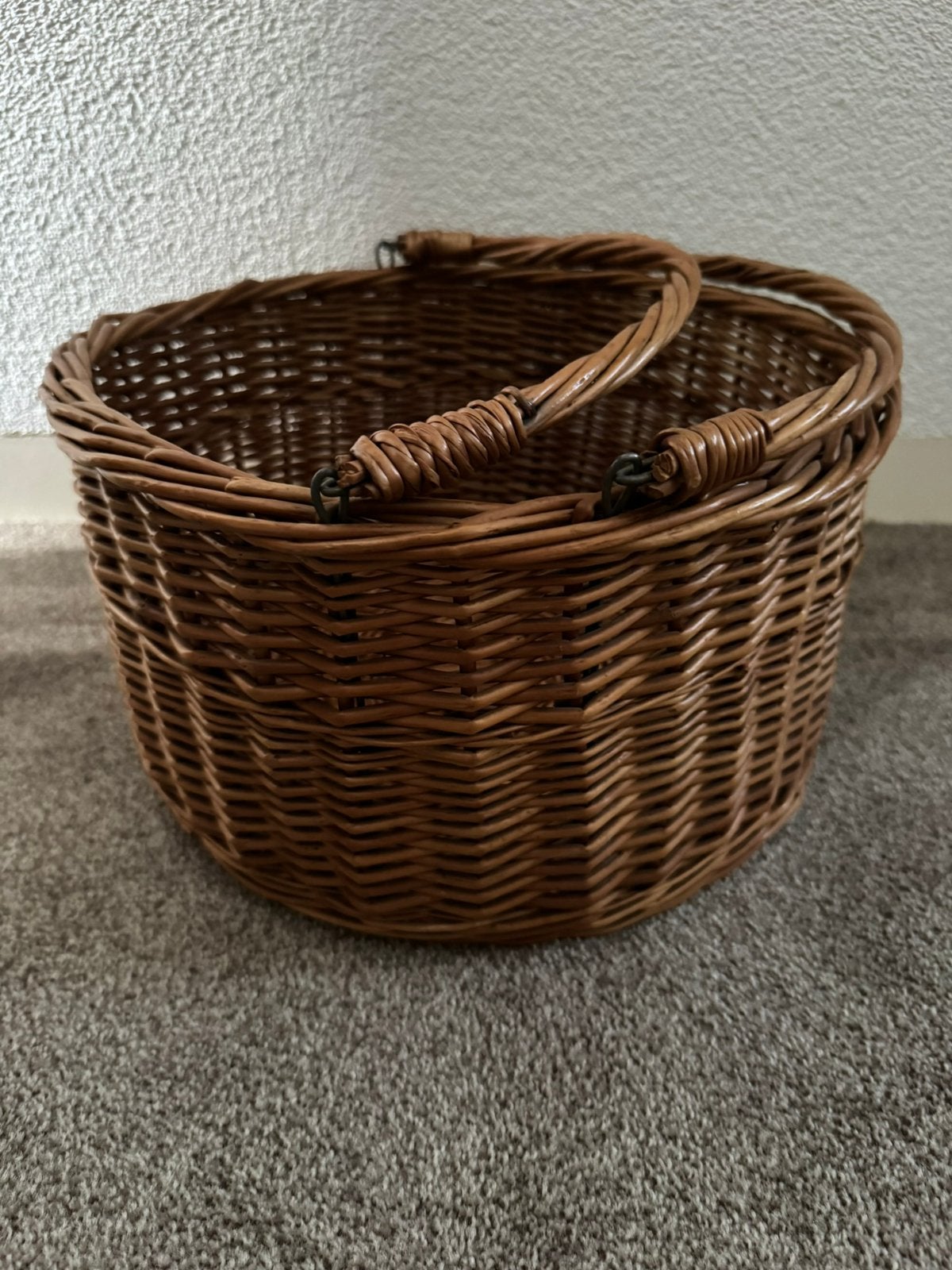 Mand, Ophalen, Rond, Met hengsel