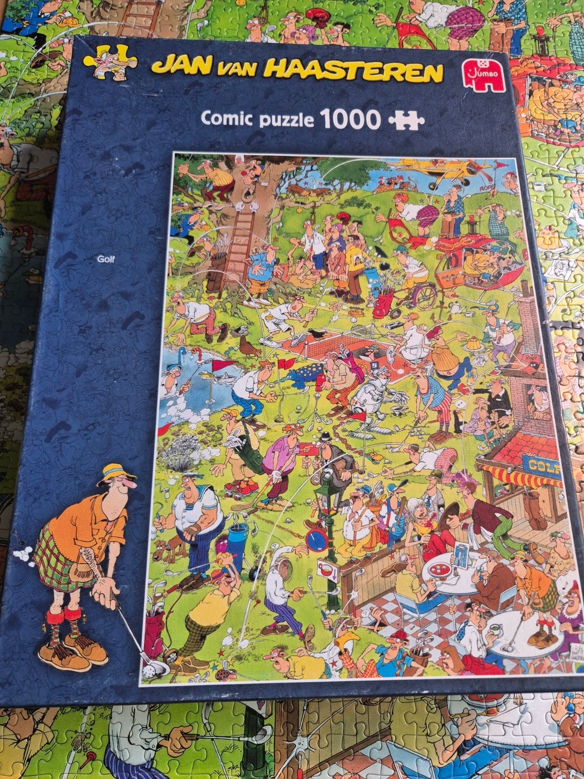 Jan van Haasteren Golf, Ophalen of Verzenden, 500 t/m 1500 stukjes, Gebruikt, Legpuzzel