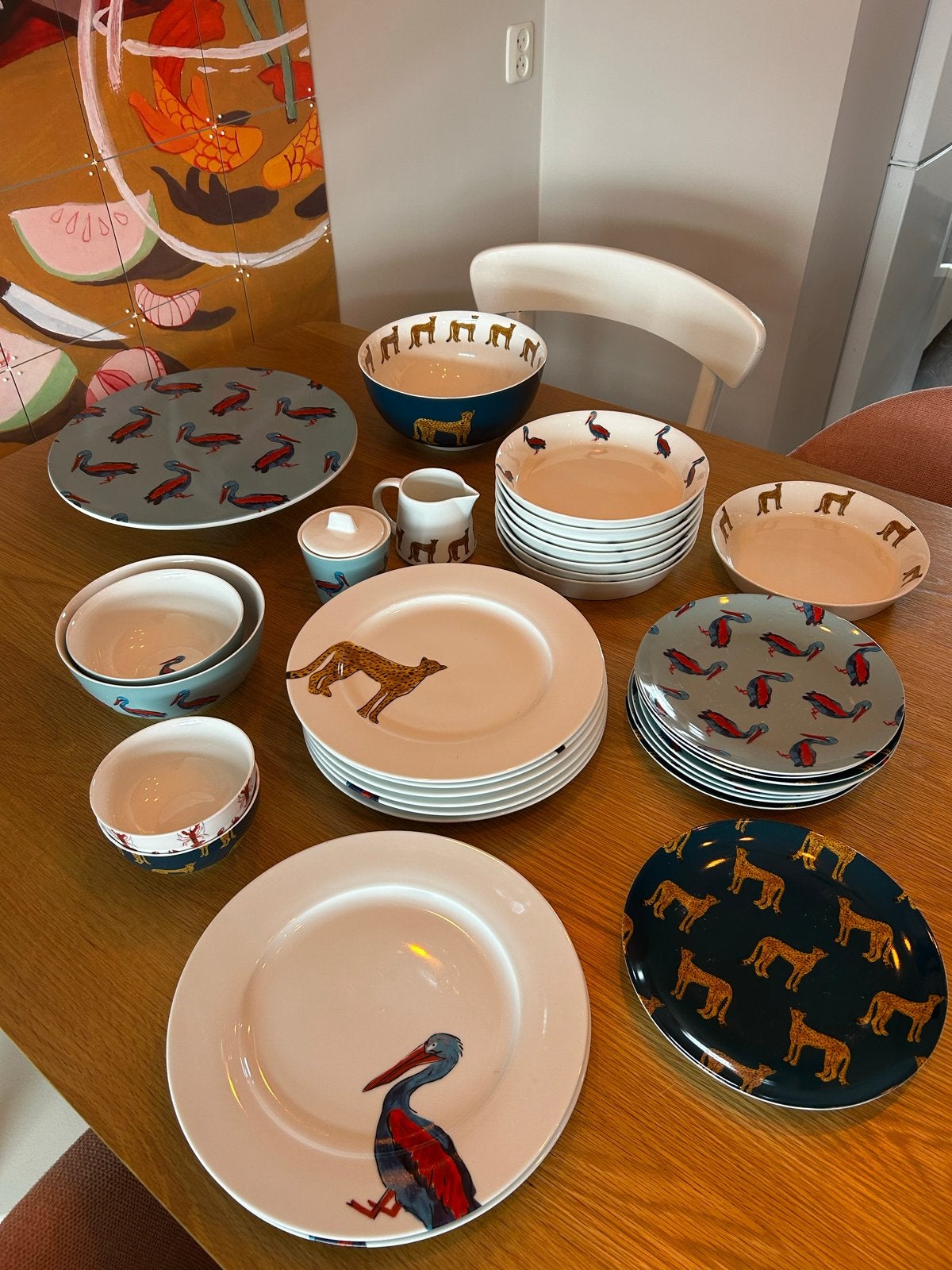 Fabienne Chapot servies, Gebruikt, Keramiek, Ophalen of Verzenden, Overige stijlen