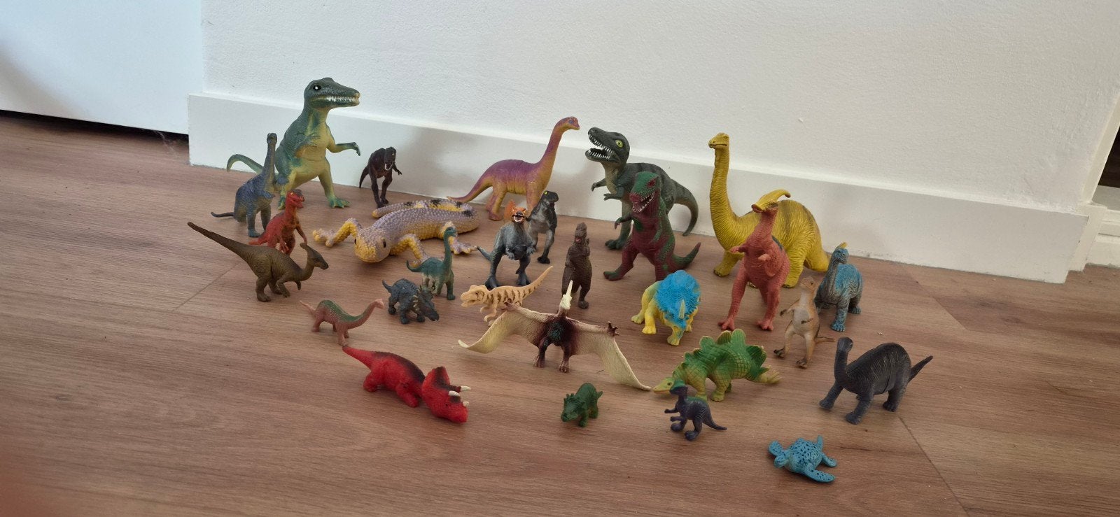 Grote collectie dinosaurus speelgoedfiguren, Ophalen of Verzenden