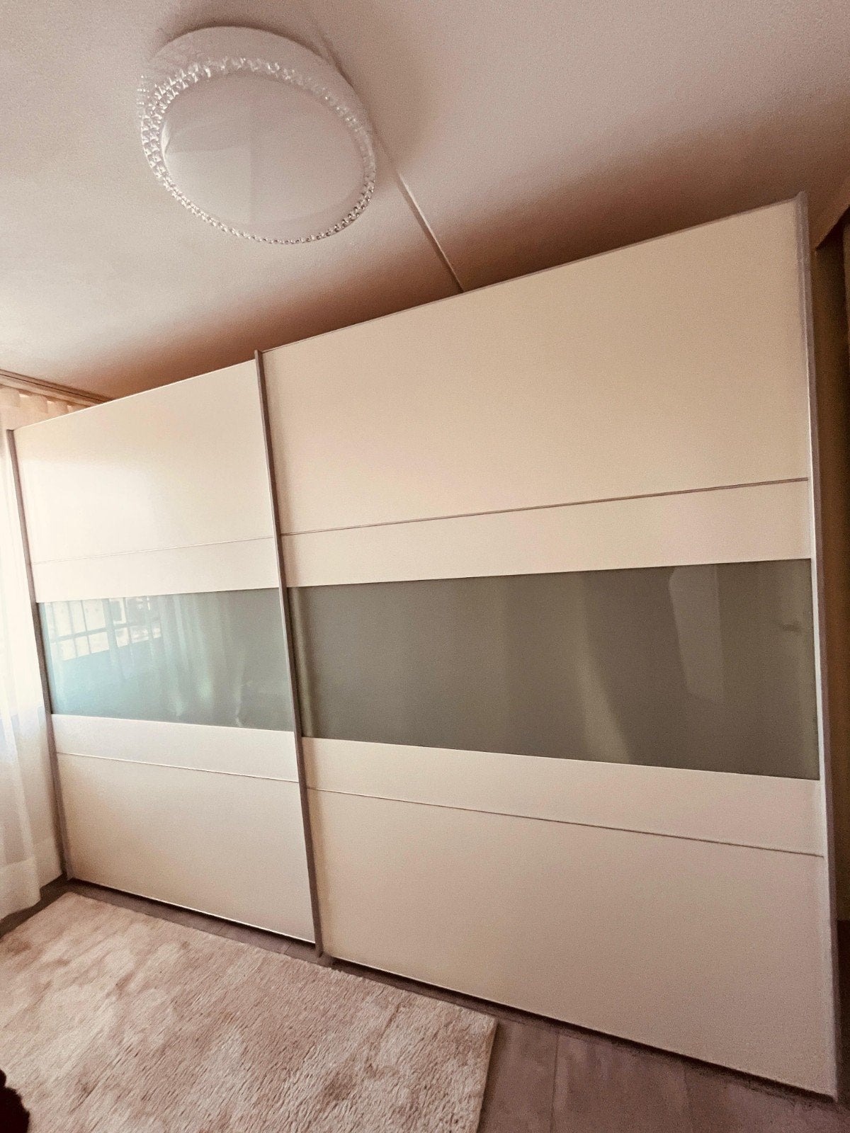 Grote kledingkast met schuifdeuren (60x300x215 cm), Ophalen, Met deur(en), Gebruikt, 200 cm of meer