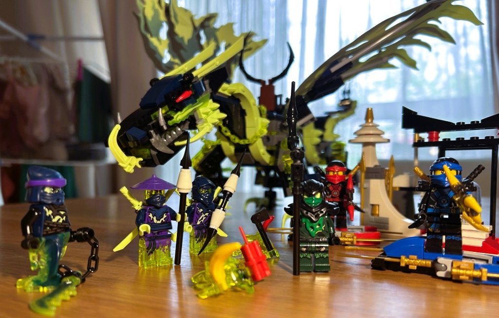 LEGO Ninjago Attack of the Morro Dragon 70736, Gebruikt, Lego, Compleet, Ophalen of Verzenden