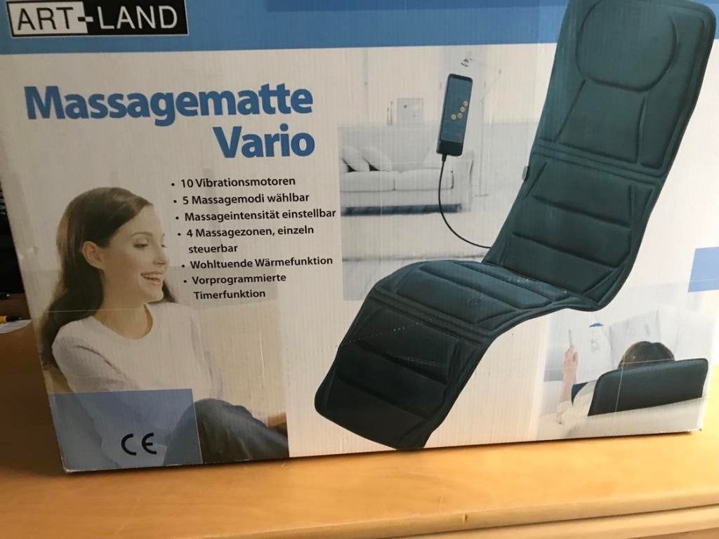 Massagemat kussen - massageroller - pak dode bad zeezout, Ophalen of Verzenden, Zo goed als nieuw, Massagestoel of Kussen