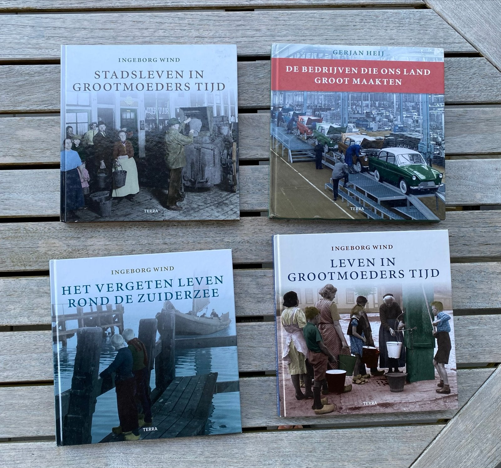 4 boeken Ingeborg Wind: Stadsleven, Zuiderzee, Leven, Boeken, Ophalen of Verzenden, 20e eeuw of later, Zo goed als nieuw