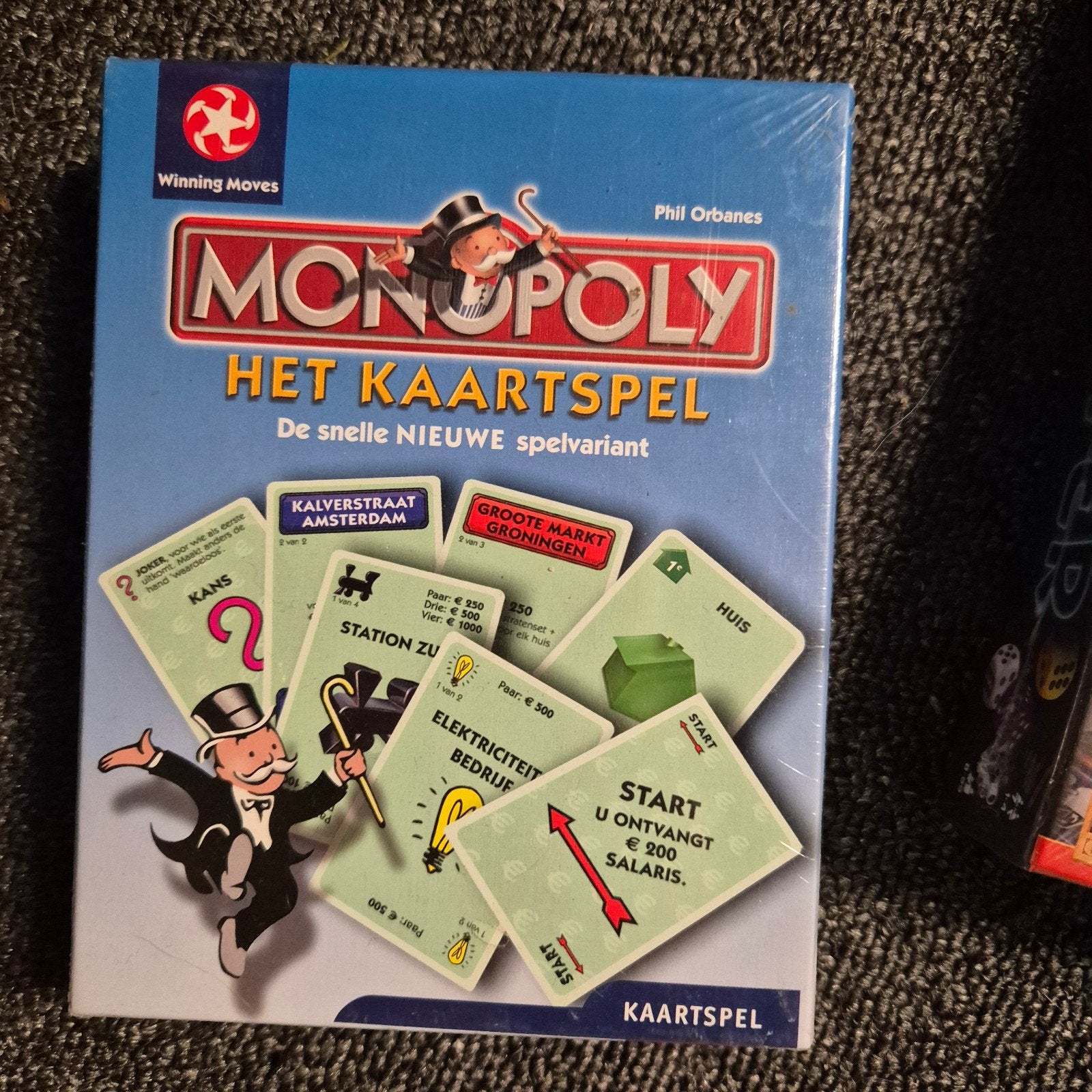 Monopoly Het Kaartspel - Nieuw in folie, Ophalen of Verzenden, Nieuw, Winning Moves